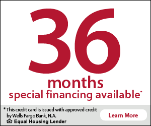 36 Months Special Financing